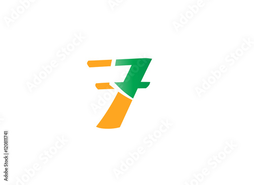 Free Download Vector sign spherical number 7
 - GFXLoad