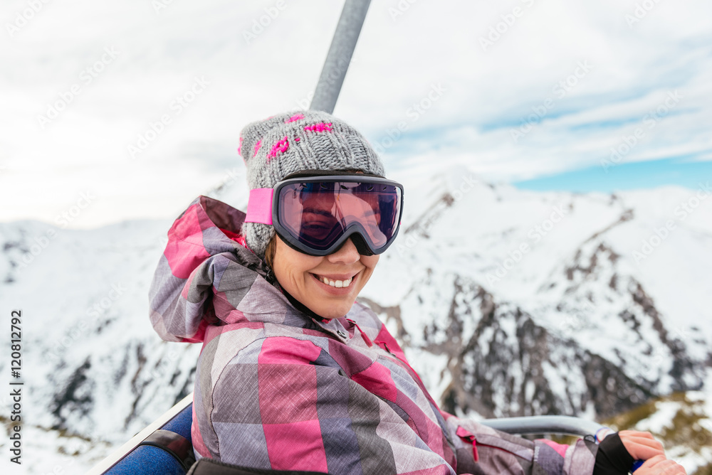 Enjoying skiing season