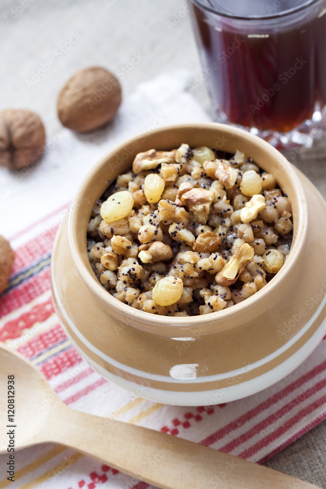 Kutia - sweet grain pudding, the traditional first dish of Chris Kutia - sweet grain pudding, the traditional first dish of Chris