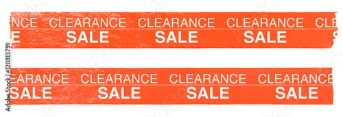 Glossy adhesive tapes with words 