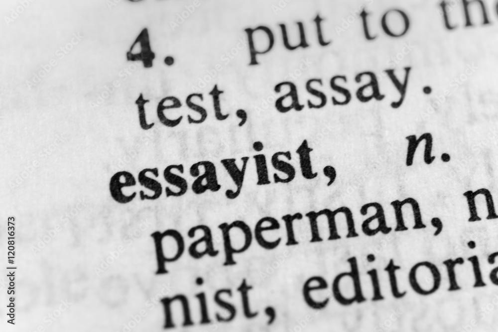 Obraz premium Essayist