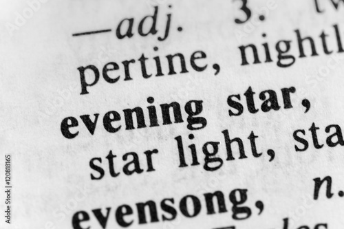 Evening star photo
