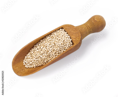 Pile of quinoa grain