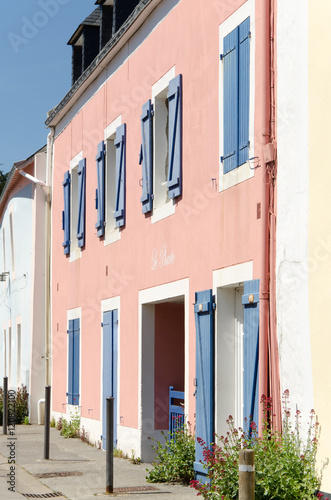 Rue colorée de Belle-Île-en-Mer