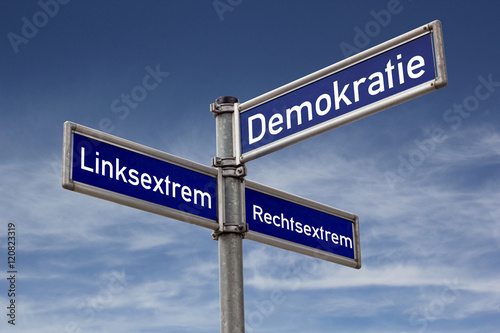 Wegweiser Linksextremismus Rechtsextremismus Demokratie