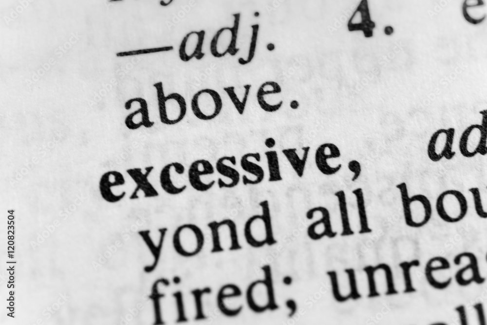 Obraz premium Excessive