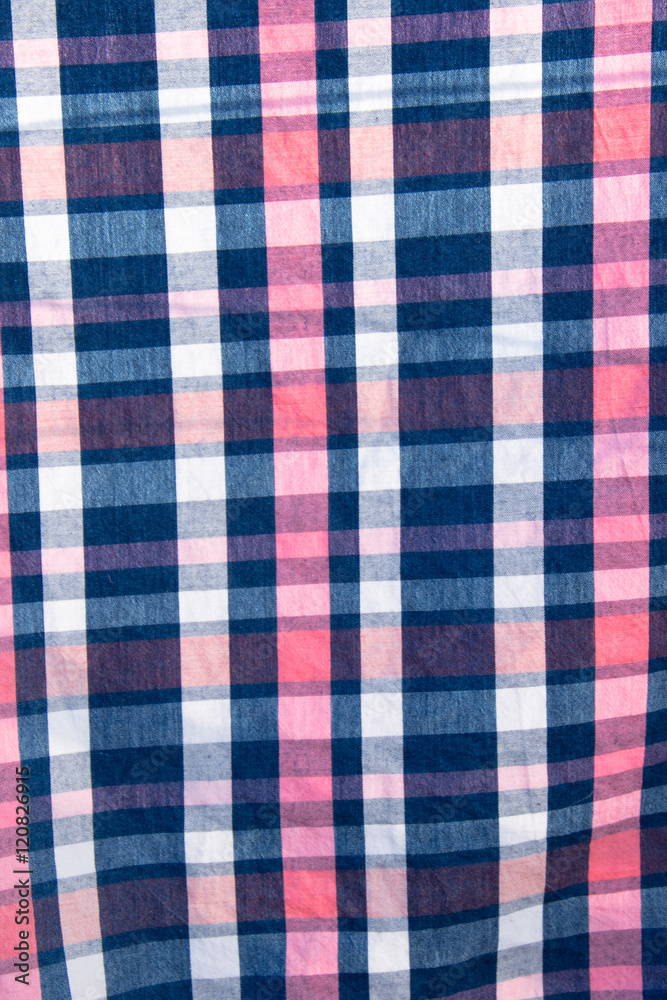 Colored tartan.