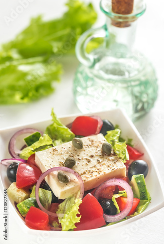 Bowl of Greek salad
