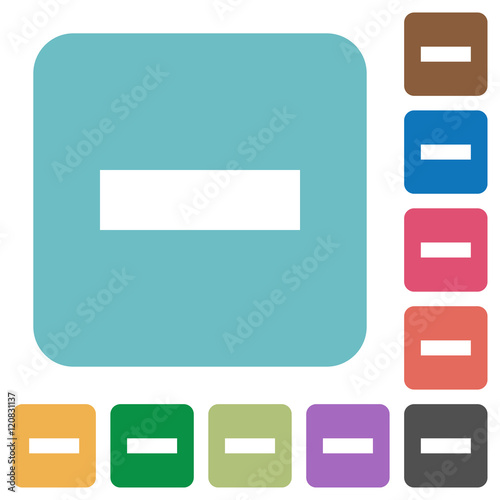 Flat remove icons