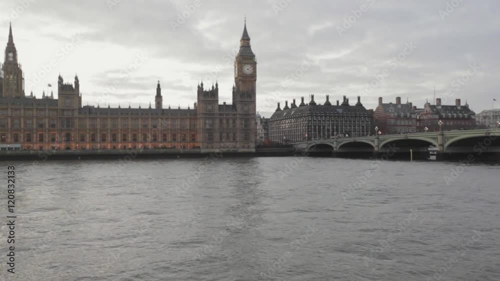 Houses of Parliament and Big Ben in London Time Lapse Video Houses of Parliament and Big Ben in London Time Lapse Video