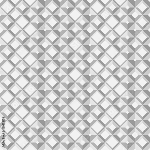 geometric square seamless pattern.Fashion graphic design.Vector illustration. Background design.Optical illusion 3D Modern stylish abstract texture. Template for print  textile  wrapping  decoration