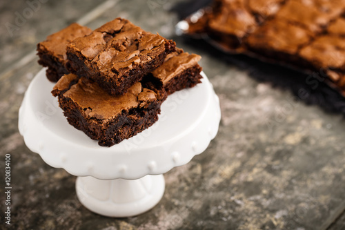 Billede på lærred Brownies