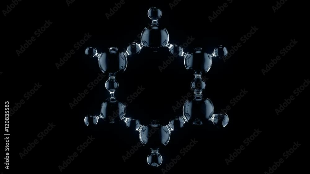 Water structure morphing with alpha matte