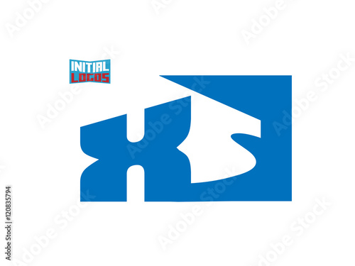 Free Download XS Initial Logo for your startup venture - GFXLoad