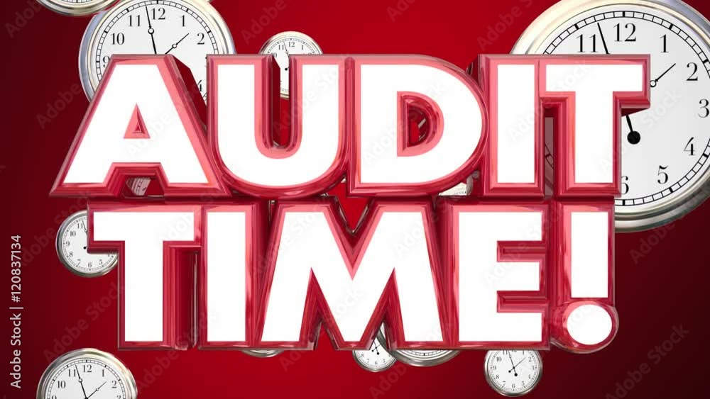 Audit Time Tax Accounting Review Clocks 3d Animation Audit Time Tax Accounting Review Clocks 3d Animation