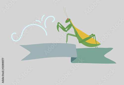 Mantid Insect Banner