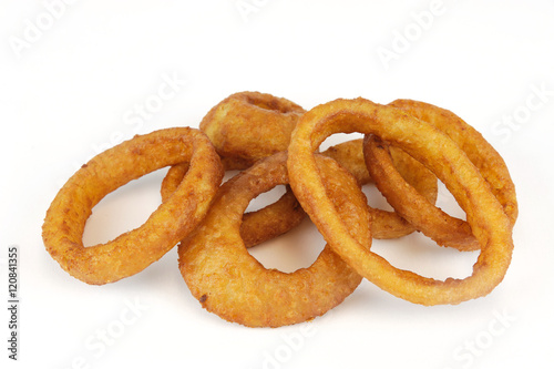 onion ring isolated on white background