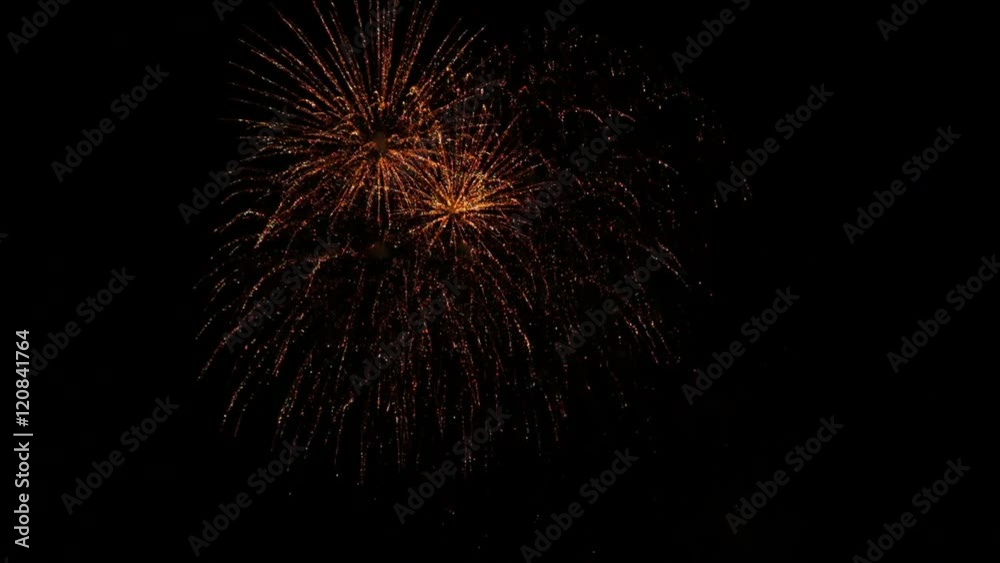fireworks show at new year's eve