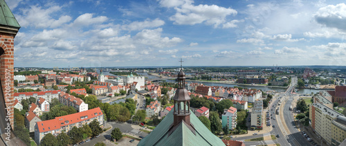 Fototapeta Naklejka Na Ścianę i Meble -  Szczecin, panorama miasta