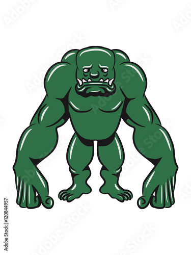 Monster funny muscles