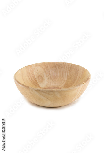 Dish-shaped cup on white background.