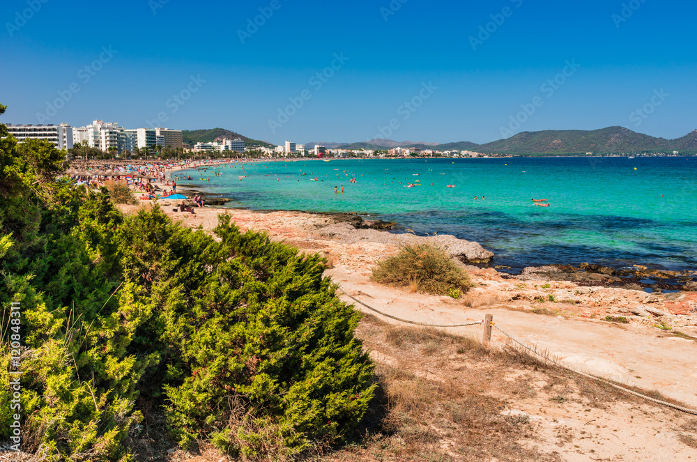 Spanien Mittelmeer Insel Mallorca Strand Küste