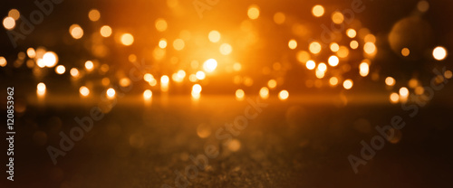 Christmas background with bokeh