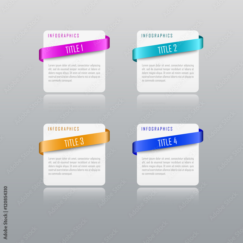 Infographic business concept with 4 options, parts, steps. Infographic design template and marketing icons Infographic business concept with 4 options, parts, steps. Infographic design template and marketing icons