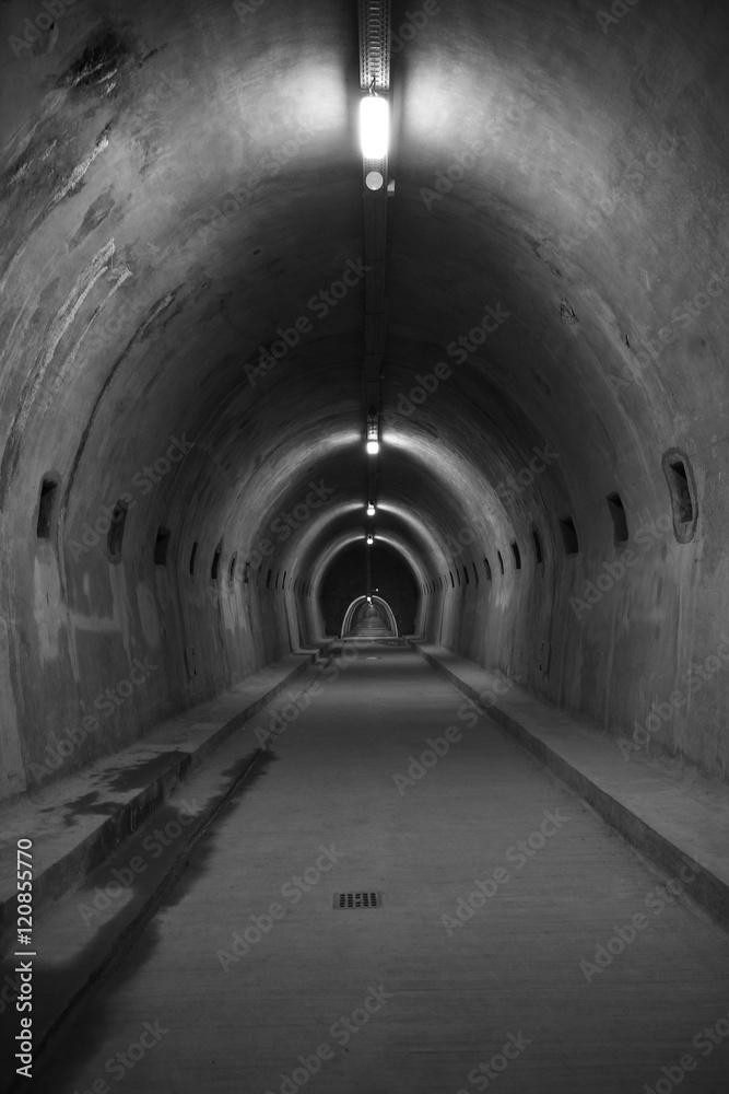 Tunnel in Zagreb, Croatia