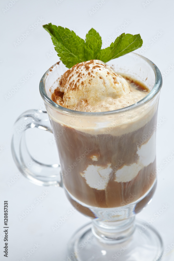 coffee with ice cream
