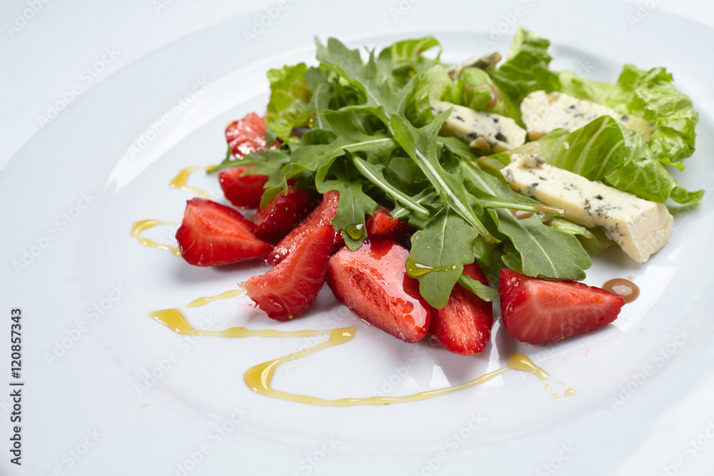 salad with strawberries salad with strawberries