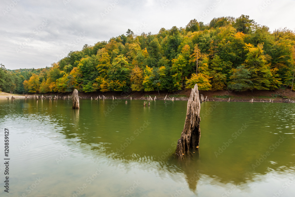 Obraz premium Churet Lake, Mazandaran, Iran