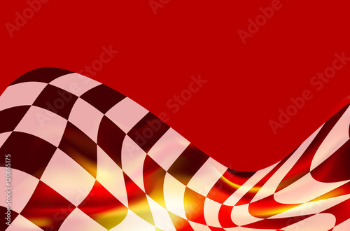 race flag background vector illustration © am54