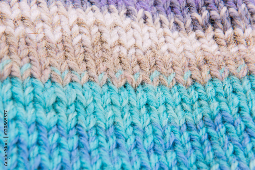 striped colorful wool texture