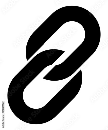 Black link icon