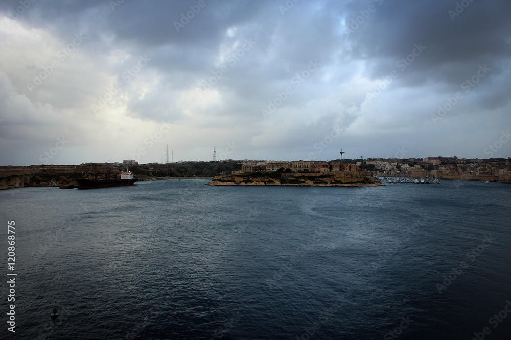 View from the top of the fort, Valetta, Malta