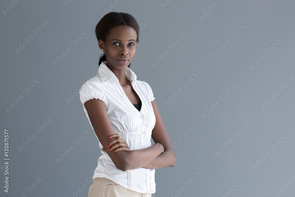 Portrait of black woman