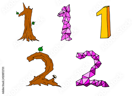 decorative numeric