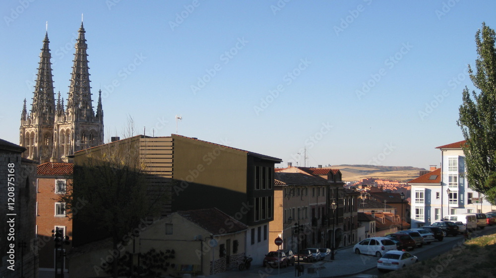 Obraz premium Zona histórica de una ciudad europea. 