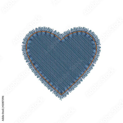 Torn Denim Patch