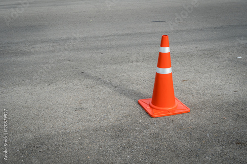 Plastic orange cone