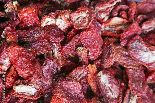 Red peppers. dried red pepper