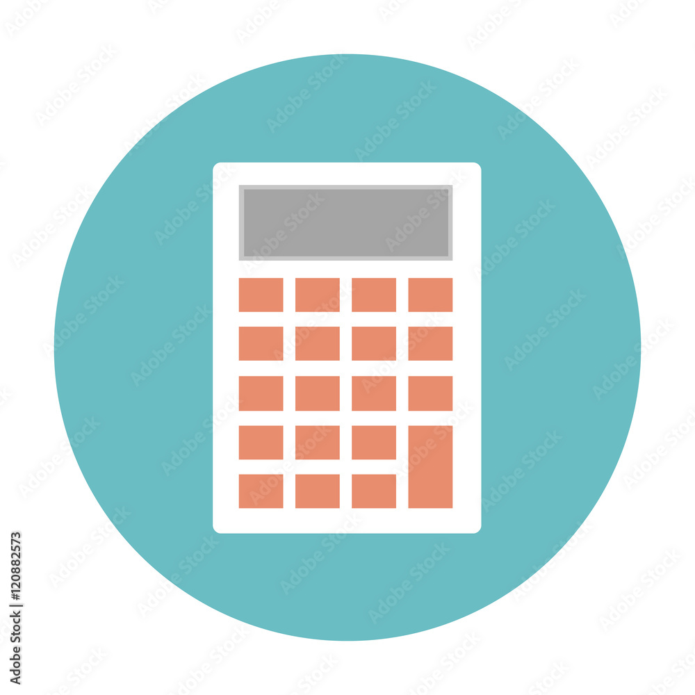 Calculator icon. Calculator icon.