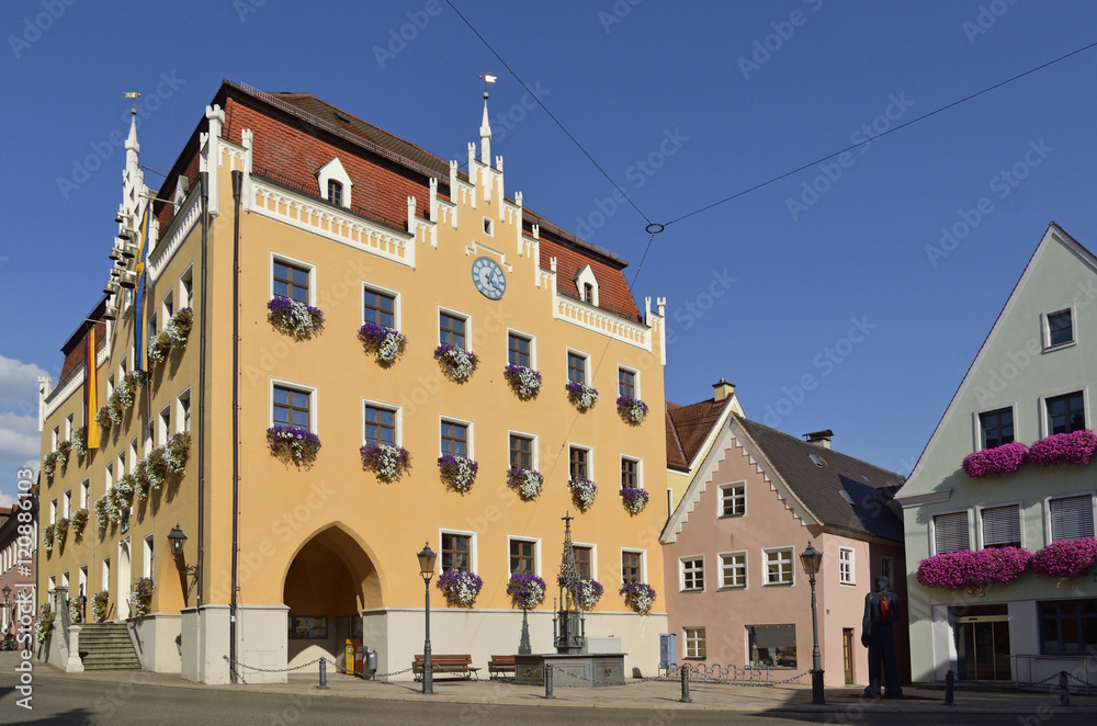 Obraz premium Rathaus in Donauwörth