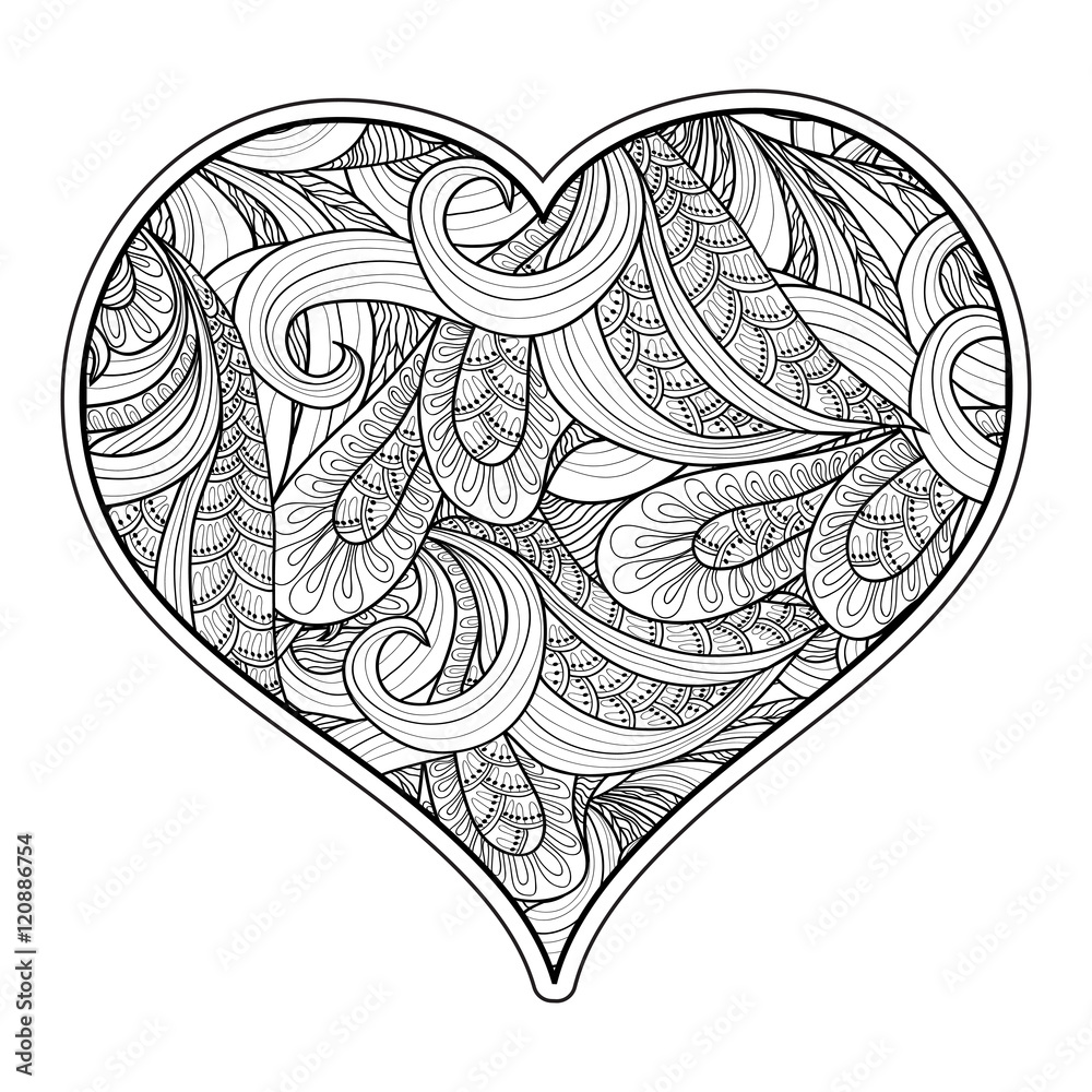 Decorative Love Heart. Decorative Love Heart.