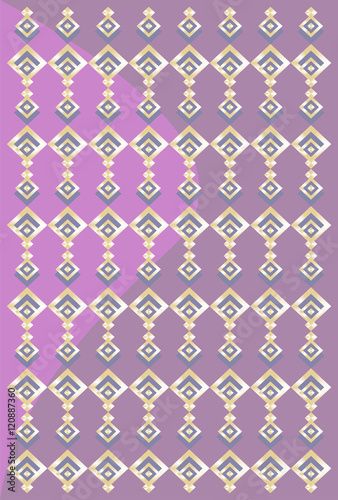 Pretty background imitating golden and black jewelry several violet background two