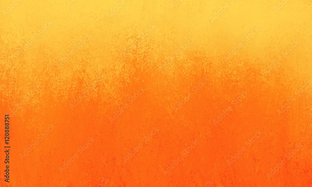 bright orange background with yellow border - obrazy, fototapety, plakaty 