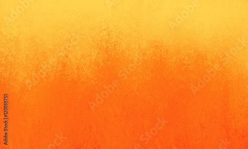 bright orange background with yellow border