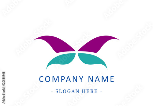 Vector logo design on white background