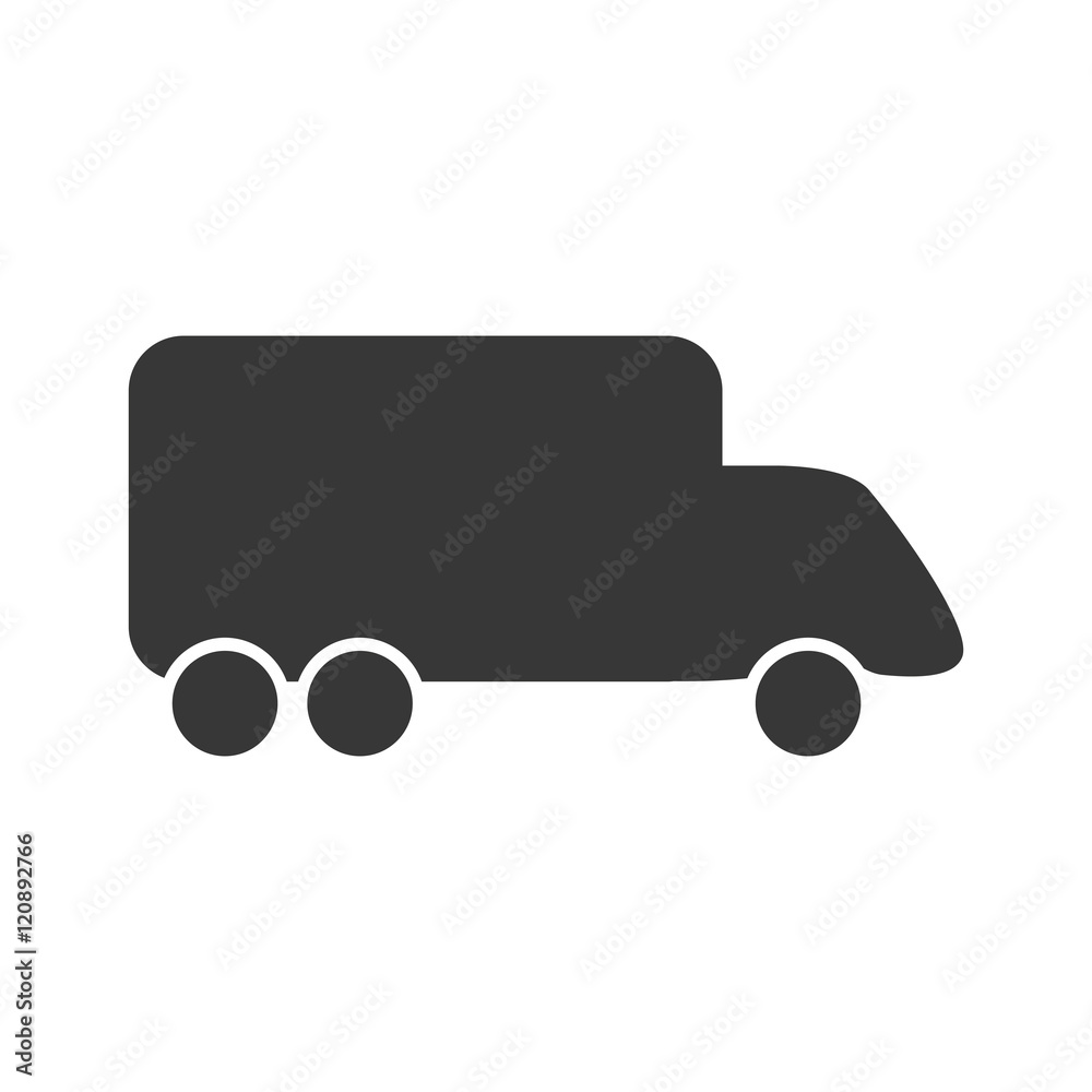 cargo truck transport vehicle. shipping and delivery service. vector illustration cargo truck transport vehicle. shipping and delivery service. vector illustration